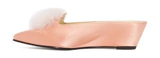 Shoe of the Day | Trademark Castainge Slides with Marabou Feathers