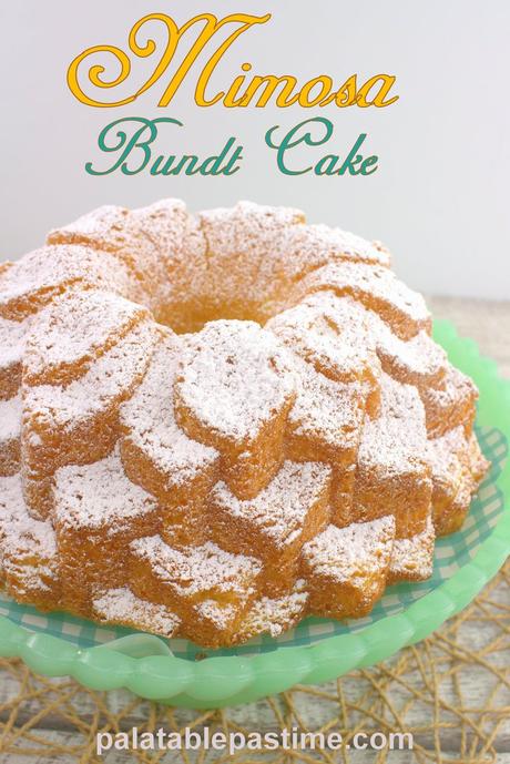 Mimosa Bundt Cake #BundtBakers Mimosa Bundt Cake