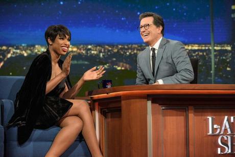Watch: Jennifer Hudson Takes Stephen Colbert To Church Watch: Jennifer Hudson Takes Stephen Colbert To Church