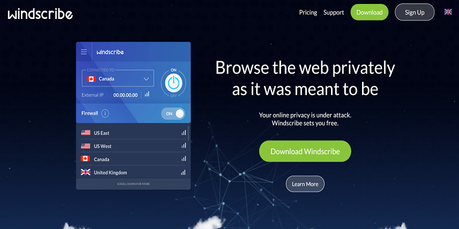 Windscribe VPN Review 2017:  Free 50 GB For Life Time