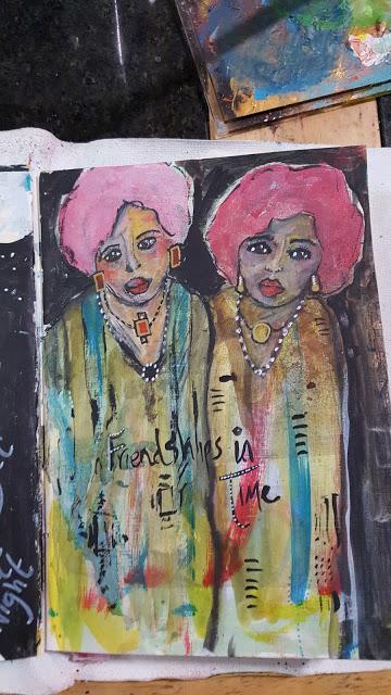 One BADASS Art Journal Course - Week 6 - Your BADASS Sisterhood