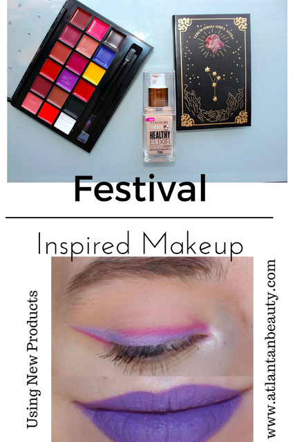 Festival Inspired Makeup Using New Products