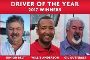 Drivers recognized for their commitment to safety and pristine driving records
