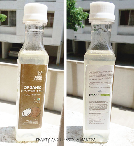 Review // Pure and Sure Organic Cold Pressed Coconut Oil