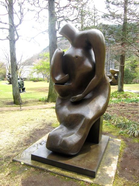 Henry Moore Sculpture At Hakone Open-Air Museum In Japan