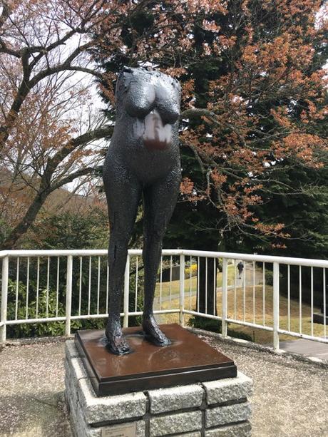 Modern Sculpture At Hakone Open-Air Museum In Japan