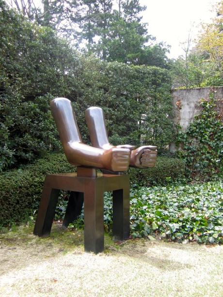 Bronze Arm Sculpture At Hakone Open-Air Museum In Japan