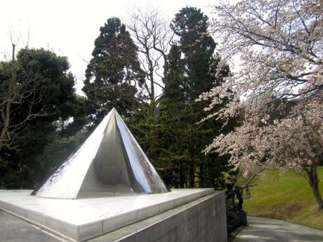 Silver Cone Sculpture At Open Air Museum Hakone Japan