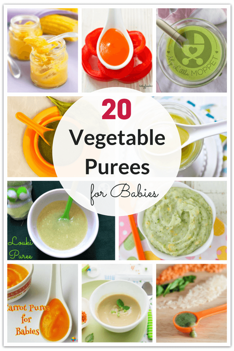 20 Quick and Easy Vegetable Purees for Babies Purees are among the first foods given to babies. Use this chance to introduce your baby to a variety of veggies with these vegetable purees for babies.