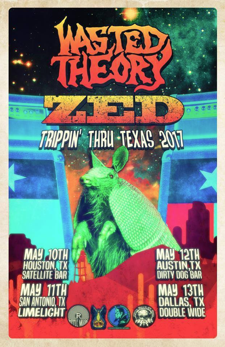 Ripple Music's West Coast dealers of heavy riffage ZED hit the Road to tear up the Lone Star State! TTTX-Tour.jpg