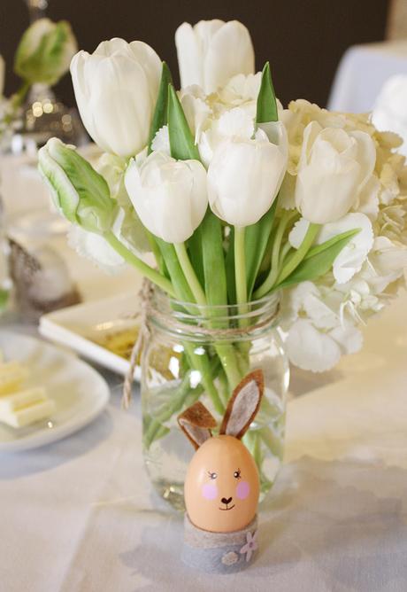A Simple White Easter Christening