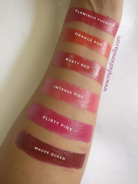 Amway Attitude Spring Summer 17 Lip color lipstick swatches