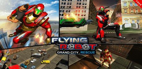 Flying Robot Grand City Rescue Flying Robot Grand City Rescue