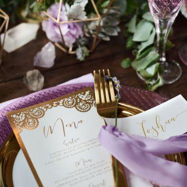 A Luxe Boho Lavender Wedding with Adorn Invitations | Dreamery Events