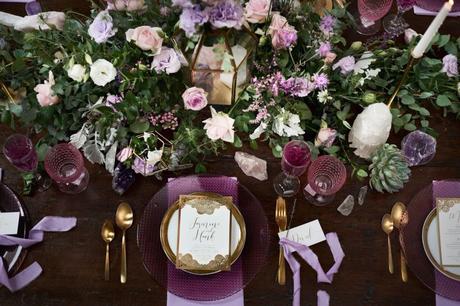 A Luxe Boho Lavender Wedding with Adorn Invitations