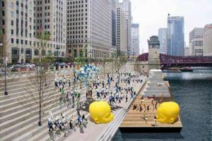 Chicago River Float Will Show Movies and Concerts on the River chicago river float