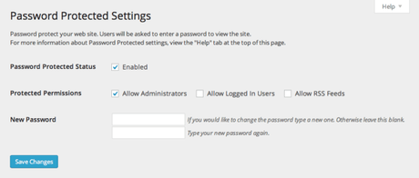 How to Set up the Password Protected WordPress Plugin