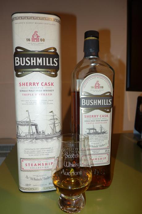 Tasting Notes: Bushmills: Steamship Collection: Sherry Cask