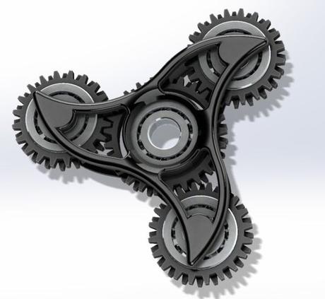 Top 10 Amazing, Crazy and Unusual Fidget Spinners Axle Fidget Spinner by Destroyer