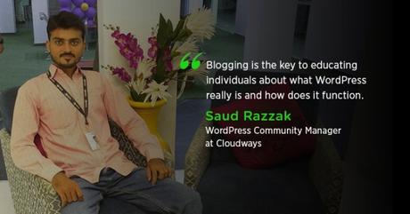 Interview Of Saud Razzak WordPress Community Manager at Cloudways