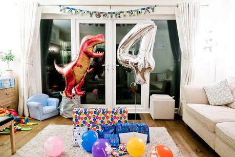 A Dinosaur Themed Birthday party - Ethan's Fourth Birthday