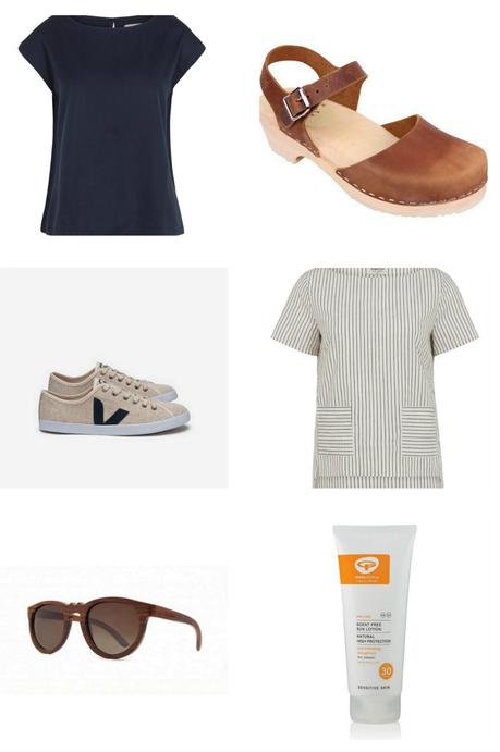 Some summer ethical clothing inspiration from Moral Fibres ethical fashion inspiration