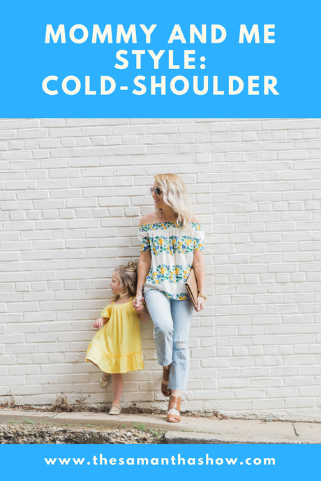 Mommy and Me Style: Cold-shoulder