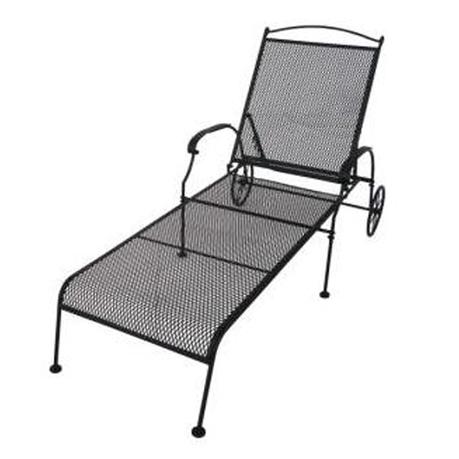 Wrought Iron Chaise Lounge Chairs