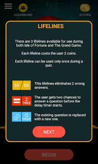New Quiz app - The Isle of Fortune