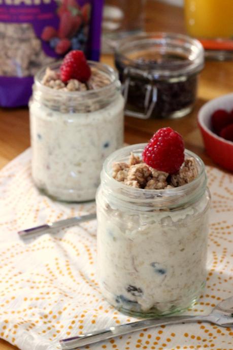 Breakfast Five Ways with Nature’s Path bircher muesli with granola