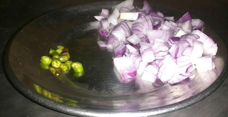 onion and green chilli