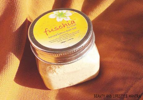 Review // Fuschia Sandal Saffron Bath Salt