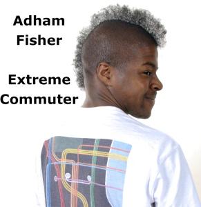 Adham Fisher, record-breaking Extreme Commuter. Why? “No reason” Adham Fisher, record-breaking Extreme Commuter. Why? “No reason”