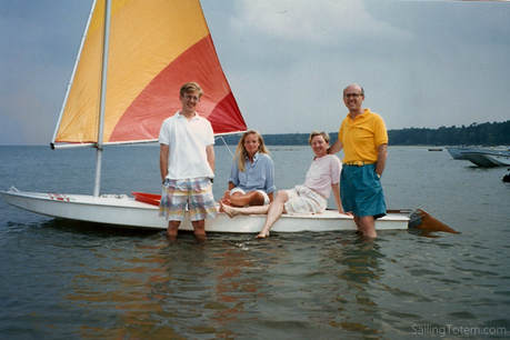 Finding Confidence Cruising Late 1980s - in front of the family cottage in Pointe aux Barques, Michigan