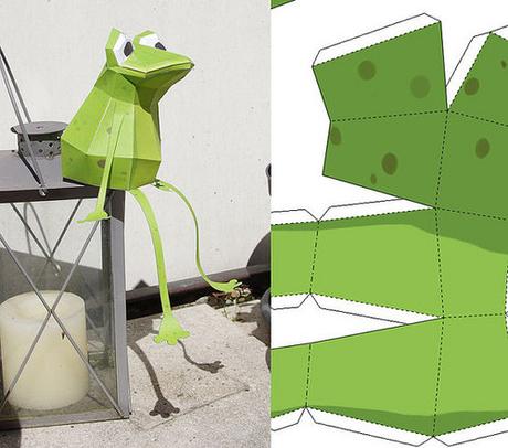 Paperwolf Frog 3D Puzzle Paperwolf Frog 3D Puzzle