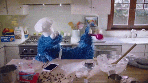  monster cookie waiting cookie monster GIF