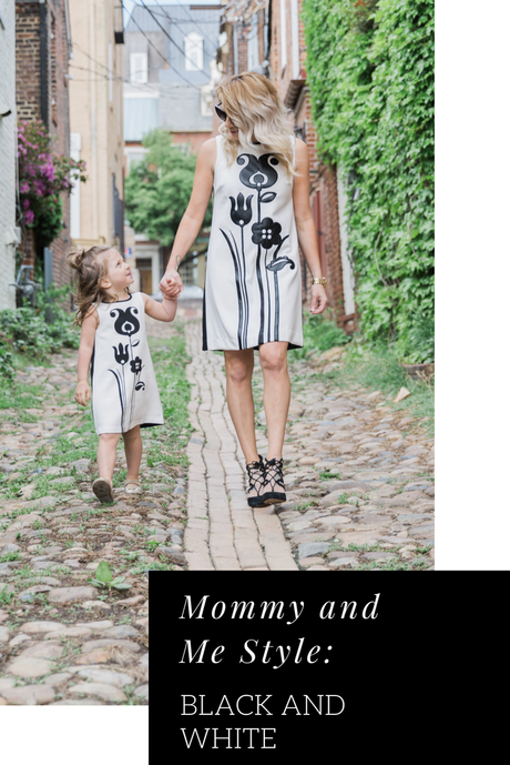Mommy and Me style: Black and White