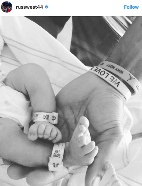Russell Westbrook and Wife Nina Westbrook Welcome Son Noah Russell Westbrook
