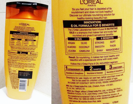 Review // L’Oreal 6 Oil Nourish Shampoo