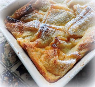 Apricot Bread & Butter Pudding