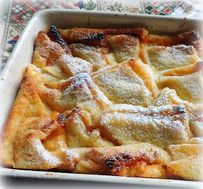 Apricot Bread & Butter Pudding