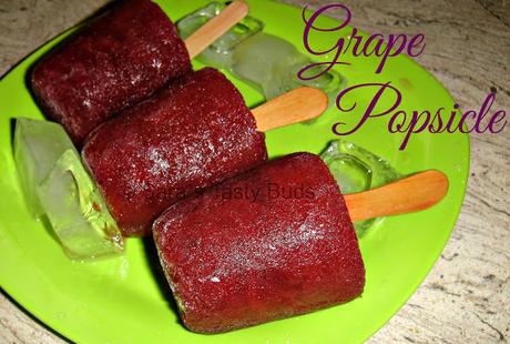 Grape popsicle / Grape Ice Pops / Thratchai kuchi Ice