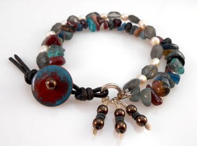 Tourmaline, Apatite, Labradorite and Freshwater Pearl 2-S... Tourmaline, Apatite, Labradorite and Freshwater Pearl 2-S...