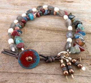 Tourmaline, Apatite, Labradorite and Freshwater Pearl 2-S... Tourmaline, Apatite, Labradorite and Freshwater Pearl 2-S...