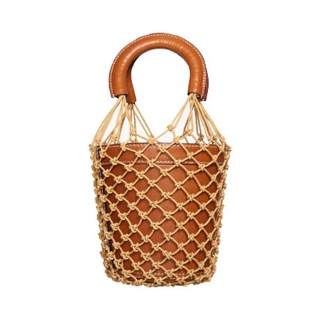 On My Style Radar: The Bags Of Summer leather bucket bag with netting