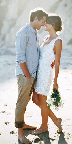 scoop short beach casual wedding dresses with belt kelli elizabeth