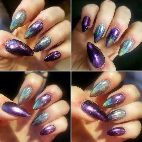 Nail Porn: My New Chrome & Holographic Nails!