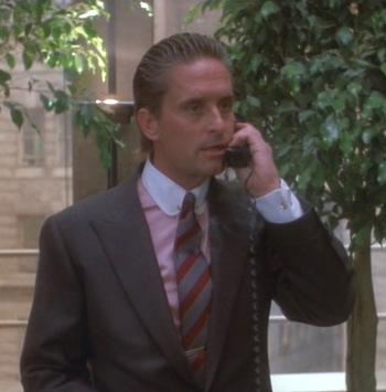 Gordon Gekko’s Dark Gray Peak-Lapel Suit in Wall Street Gordon Gekko’s Dark Gray Peak-Lapel Suit in Wall Street