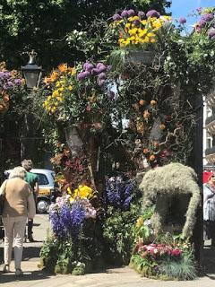 RHS Chelsea Flower Show - Show and Artisan Gardens and a sprinkling of people