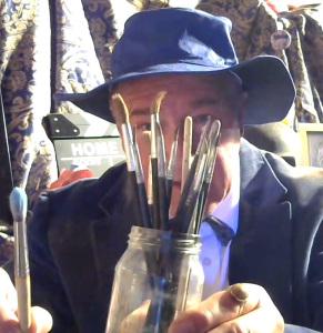 Comic performer-turned-painter The Iceman suddenly outsells Van Gogh. Comic performer-turned-painter The Iceman suddenly outsells Van Gogh.